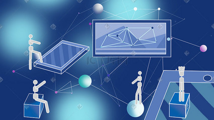 5G信息未來(lái)科技插畫(huà)圖片